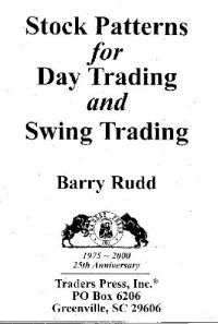 cover of the book Stock Patterns for Day Trading and Swing Trading