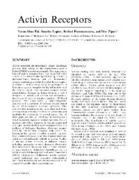 cover of the book Activin Receptors