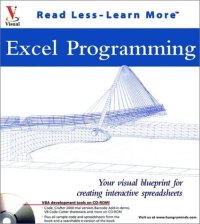 cover of the book Excel Programming: Your Visual Blueprint for Creating Interactive Spreadsheets