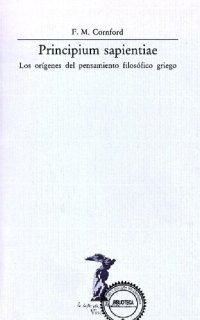 cover of the book Principium Sapientiae. Los orígenes del pensamiento filosófico griego