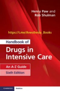 cover of the book Handbook of Drugs in Intensive Care: An A-Z Guide