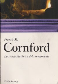 cover of the book La teoría platónica del conocimiento