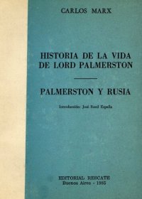 cover of the book Historia de la vida de lord Palmerston