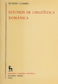 cover of the book Estudios de lingüística románica