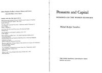 cover of the book Peasants and Capital: Dominica in the World Economy