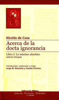 cover of the book Acerca de la docta ignorancia. Libro I