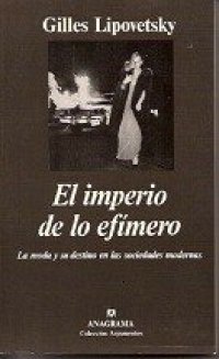 cover of the book El imperio de lo efí­mero