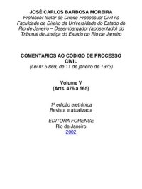 cover of the book Comentários ao Código de Processo Civil [brasileiro de 1973, arts. 476 a 505]