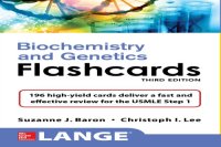 cover of the book LANGE Biochemistry And Genetics Flashcards