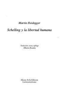 cover of the book Shelling y la libertad humana