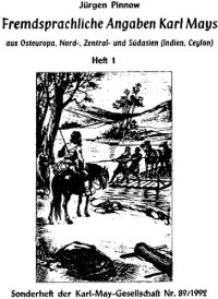 cover of the book Fremdsprachliche Angaben Karl Mays aus Osteuropa, Nord-, Zentral- und Südasien (Indien, Ceylon) Heft 1