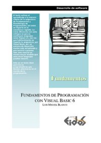 cover of the book Fundamentos de Programación con Visual Basic 6