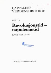 cover of the book Revolusjonstid-napoleonstid