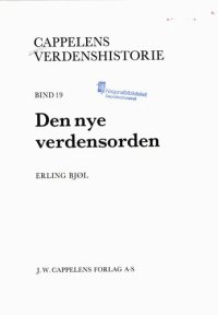 cover of the book Den nye verdensorden