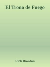 cover of the book El Trono de Fuego