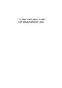 cover of the book Contribuciones Musulmanas a la civilización Universal