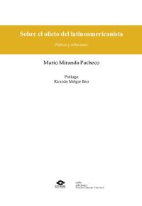 cover of the book Sobre el oficio del latinoamericanista