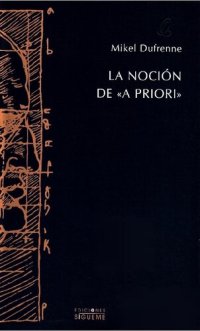 cover of the book La noción de "a priori"