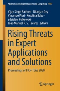 cover of the book Rising Threats in Expert Applications and Solutions: Proceedings of FICR-TEAS 2020