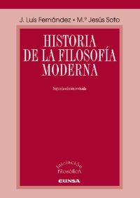 cover of the book Historia de la filosofía moderna