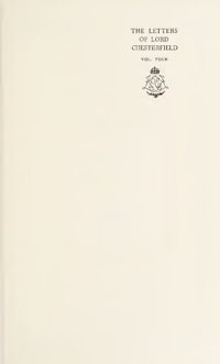 cover of the book The Letters of Phillip Dormer Stanhope, 4th Earl of Chesterfield