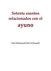 cover of the book Setenta asuntos relacionados con el ayuno