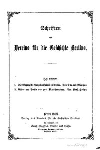 cover of the book Die Wegelysche Porzellanfabrik in Berlin / Bilder aus Berlin vor zwei Menschenaltern