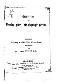 cover of the book Creusings Märkische Fürsten-Chronik