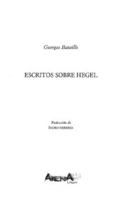 cover of the book Escritos Sobre Hegel