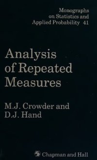 cover of the book Analysis of Repeated Measures