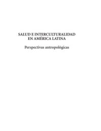 cover of the book Salud e interculturalidad. Pespectivas antropológicas