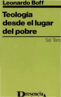 cover of the book Teologia Desde El Lugar Del Pobre