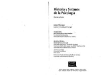 cover of the book Historia Y Sistemas De La Psicologia