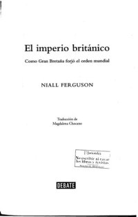 cover of the book El imperio británico. Cómo Gran Bretaña forjó el orden mundial