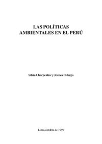 cover of the book Las políticas ambientales en el Perú