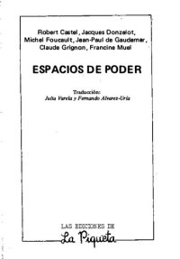 cover of the book Espacios de poder