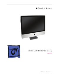 cover of the book iMac 24 Service manual