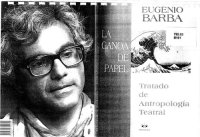 cover of the book La canoa de papel: tratado de antropología teatral