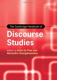 cover of the book The Cambridge Handbook of Discourse Studies