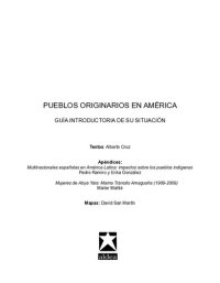 cover of the book Pueblos originarios en América. Guía introductoria de su situación