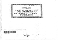 cover of the book Instituciones De Derecho Internacional Publico Parte 1 Scan