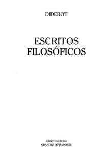 cover of the book Escritos Filosoficos