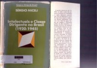 cover of the book Intelectuais e Classe Dirigente no Brasil (1920-1945)