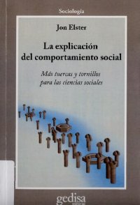 cover of the book La Explicacion Del Comportamiento Social