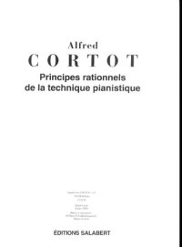 cover of the book Principes Rationnels de la Technique Pianistique