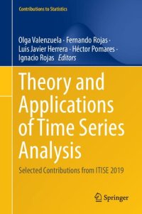 cover of the book Theory and Applications of Time Series Analysis: Selected Contributions from ITISE 2019