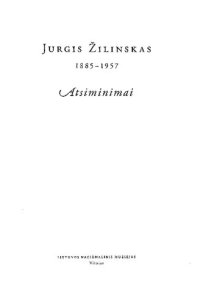 cover of the book Atsiminimai