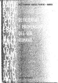 cover of the book Deficiencias y propensiones del ser humano