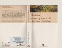 cover of the book Sociedad cultura y educacion