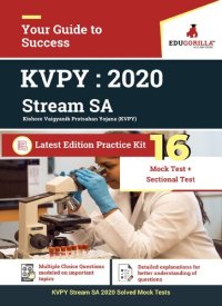 cover of the book KVPY Stream SA 2020   16 Mock Test + Sectional Test for class 11 Edugorilla